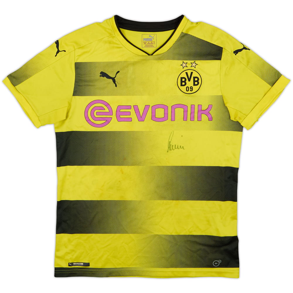 2017-18 Borussia Dortmund 'Signed' Home Shirt - 4/10 - (M)