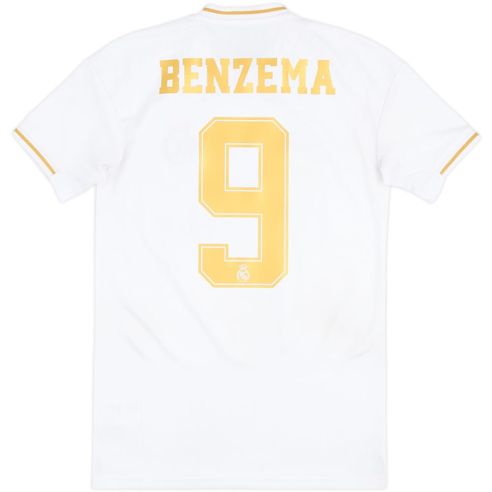 2019-20 Real Madrid Home Shirt Benzema #9 - 6/10 - (XS)