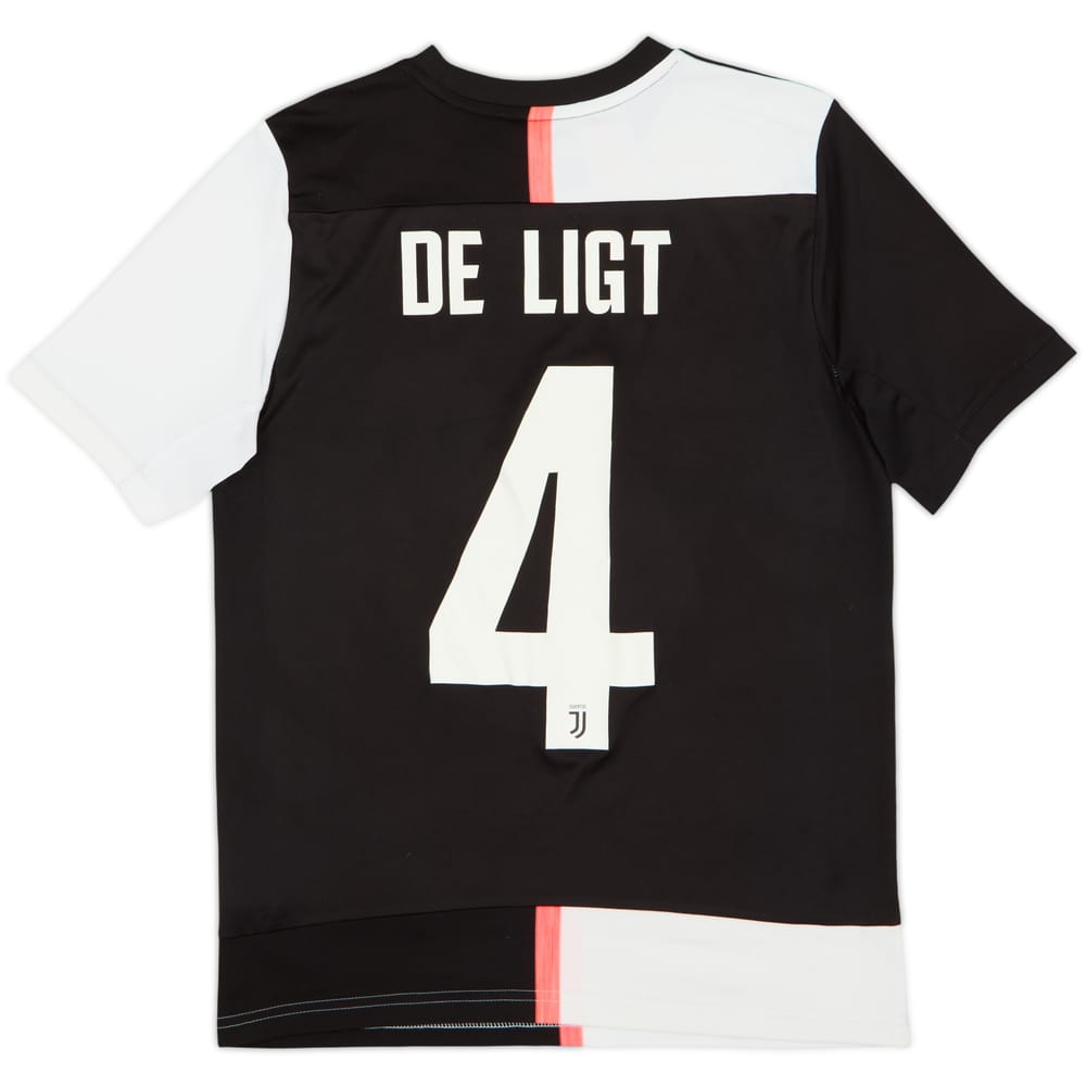 2019-20 Juventus Home Shirt De Ligt #4 - 5/10 - (L.Boys)
