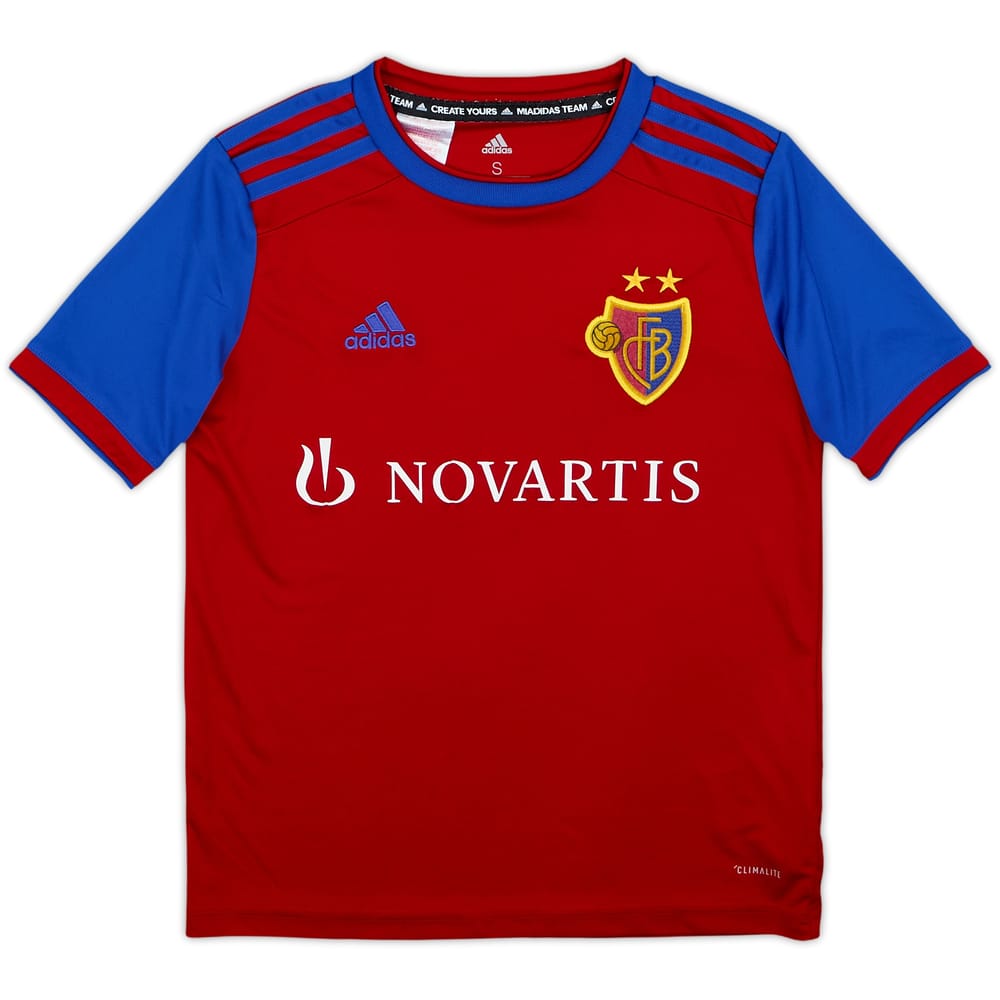2019-20 FC Basel Home Shirt - 8/10 - (S.Boys)