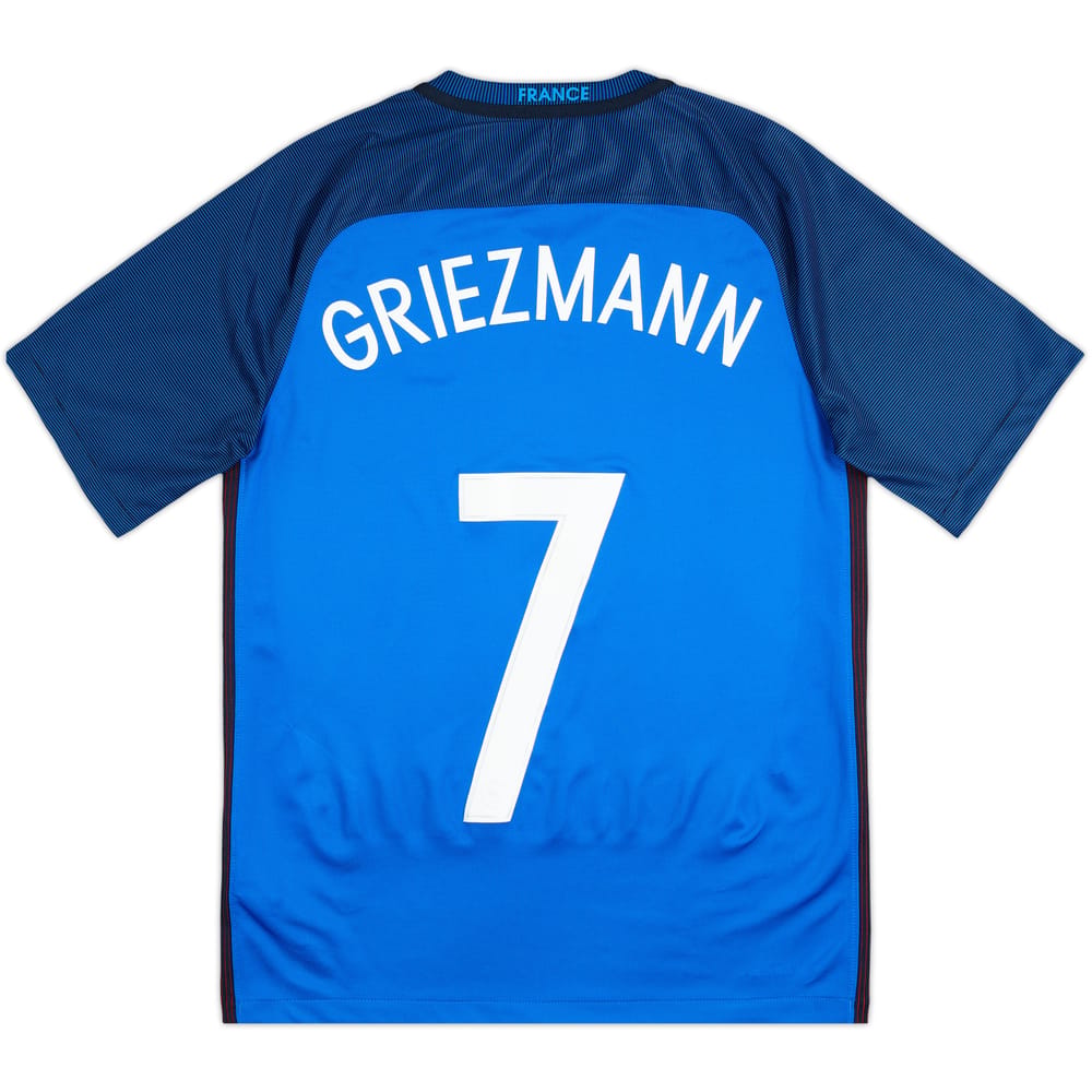 2016-17 France Home Shirt Griezmann #7 - 9/10 - (S)
