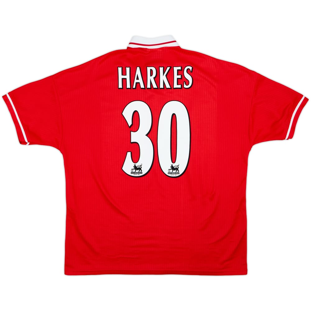 1998-00 Nottingham Forest Home Shirt Harkes #30 - 6/10 - (XXL)