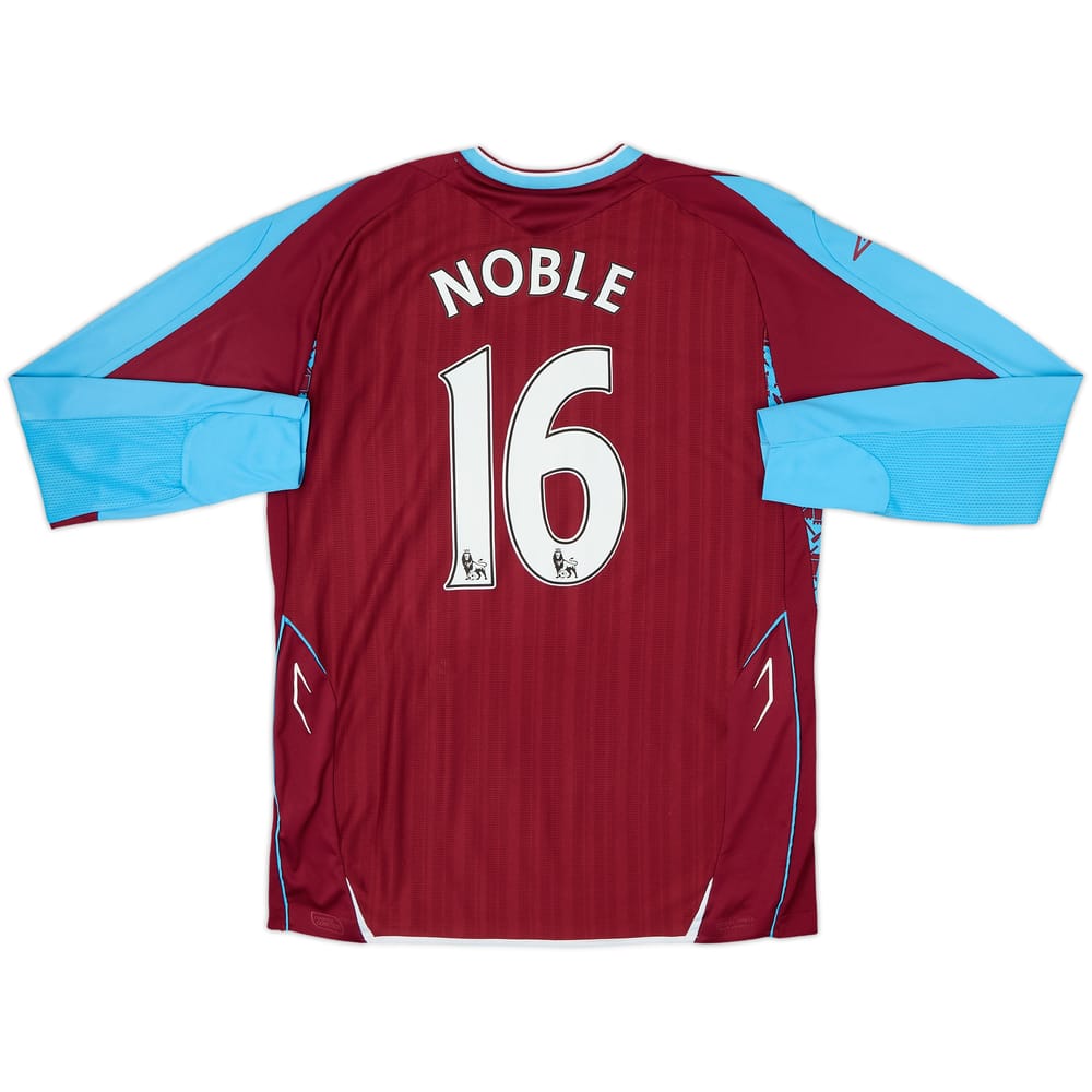 2007-08 West Ham Home L/S Shirt Noble #16 - 6/10 - (M)