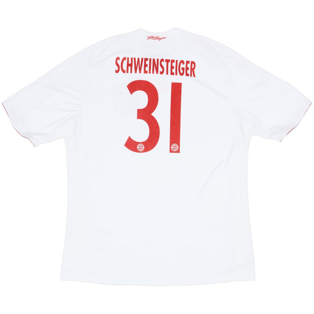 Camiseta de la tercera equipación del Bayern Munich 2008-09 Schweinsteiger #31 - 7/10 - (XL)
