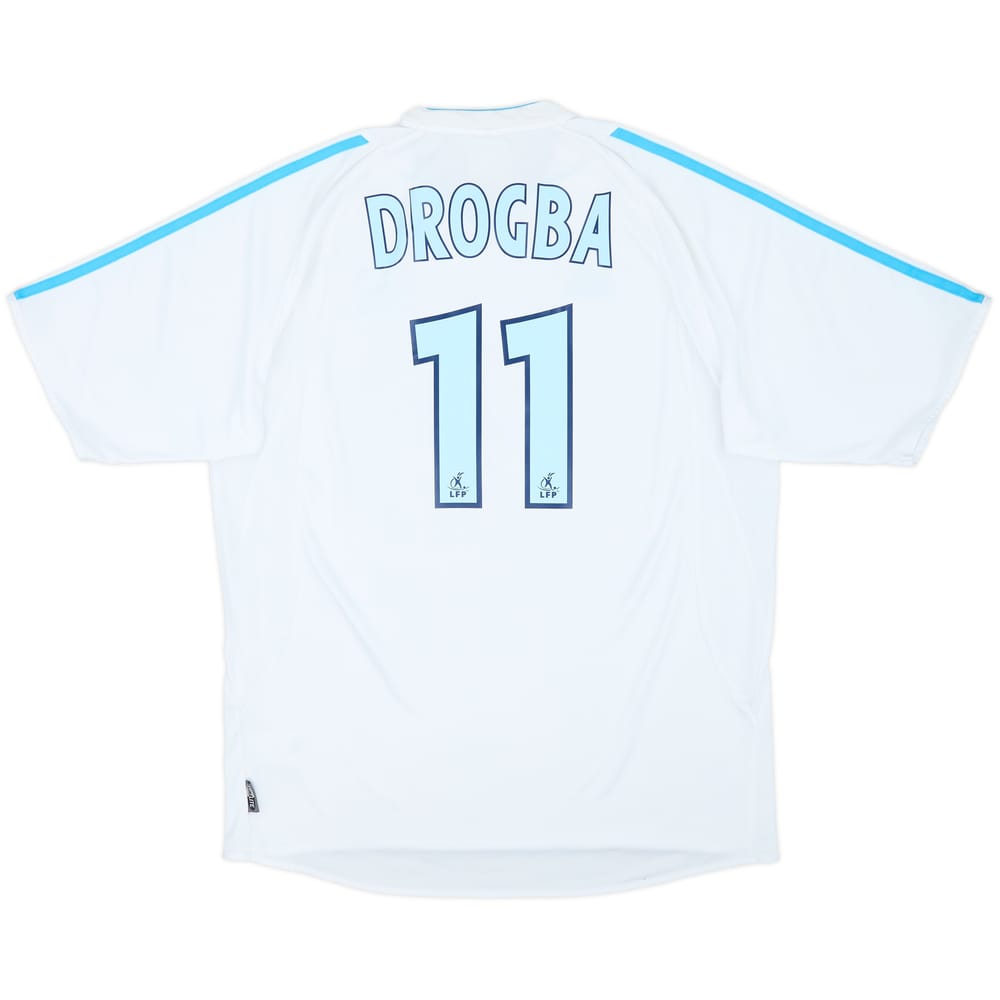 2003-04 Olympique Marseille Home Shirt Drogba #11 - 8/10 - (L)