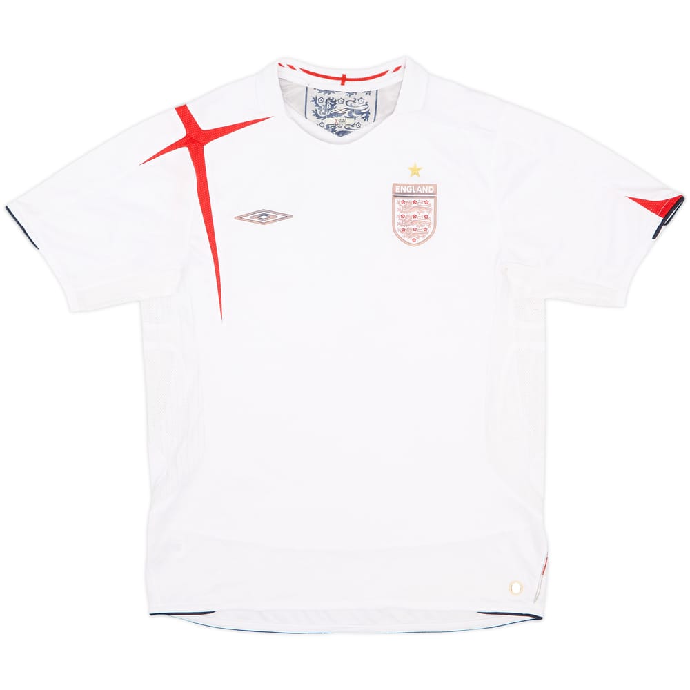 Camiseta de local de England 2005-07 - 3/10 - (L)