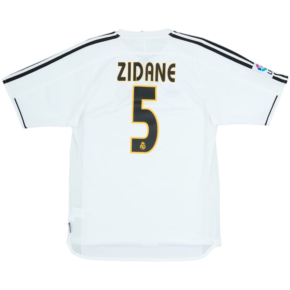 2003-04 Real Madrid Home Shirt Zidane #5 - 9/10 - (S)