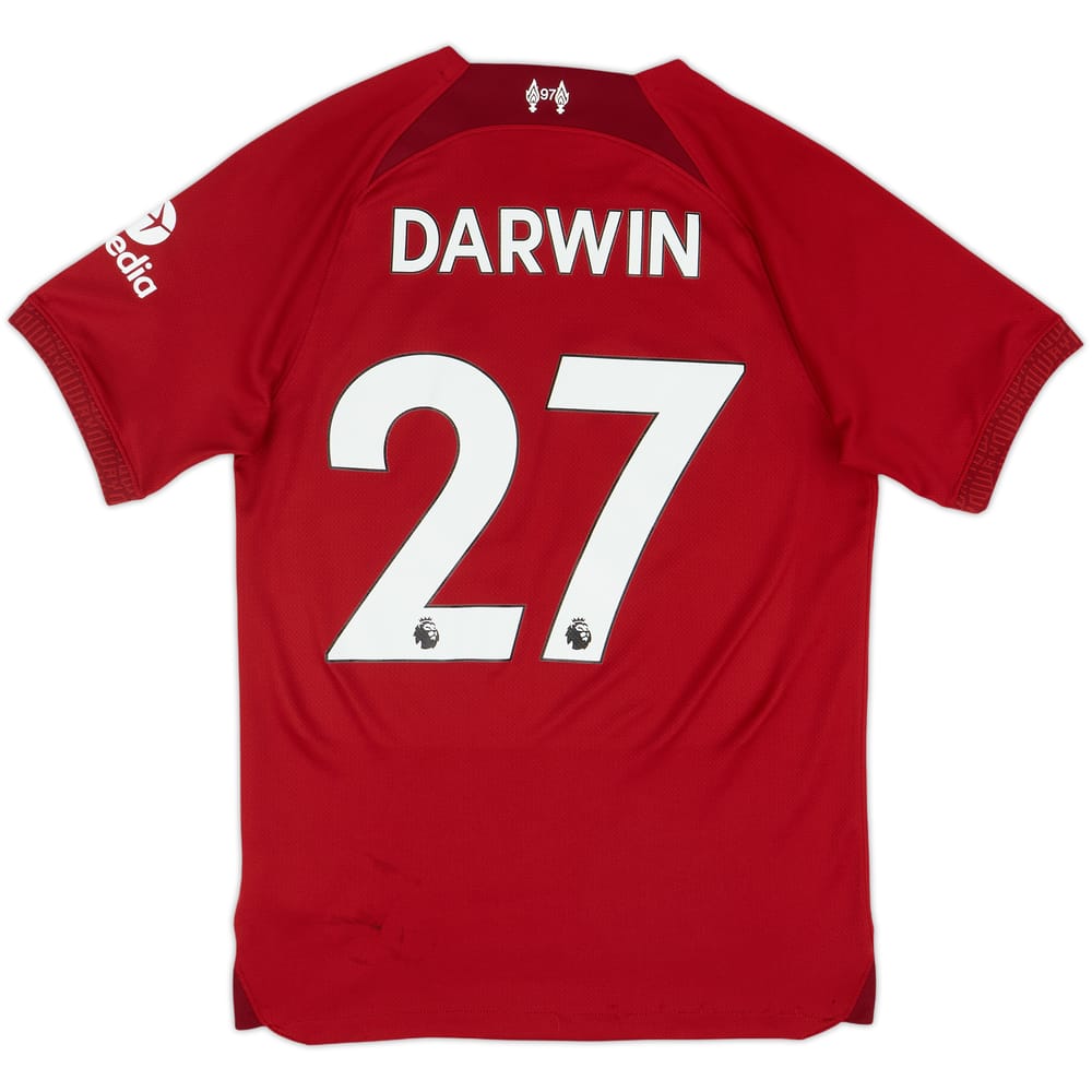 2022-23 Liverpool Home Shirt Darwin #27 - 6/10 - (S)