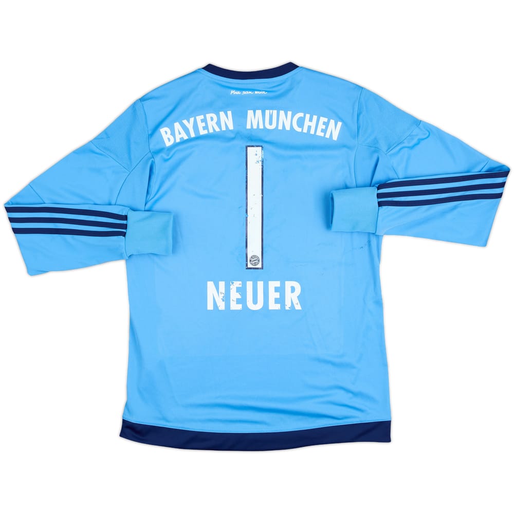 2015-16 Bayern Munich GK Shirt Neuer #1 - 5/10 - (XL.Boys)