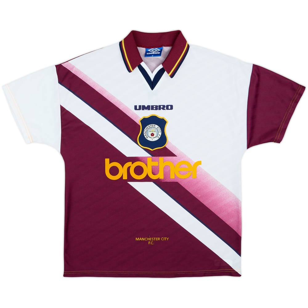 1996-97 Manchester City Away Shirt - 9/10 - (M)