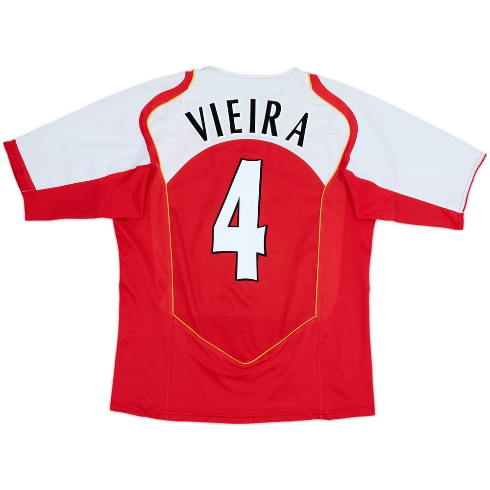 2004-05 Arsenal Home Shirt Vieira #4 - 6/10 - (L)