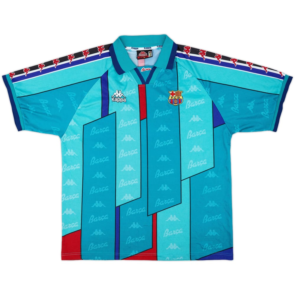 1995-97 Barcelona Away Shirt - 8/10 - (XL)