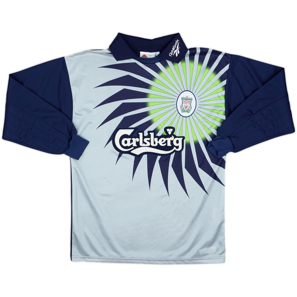 1997-98 Liverpool GK Shirt - 8/10 - (S)