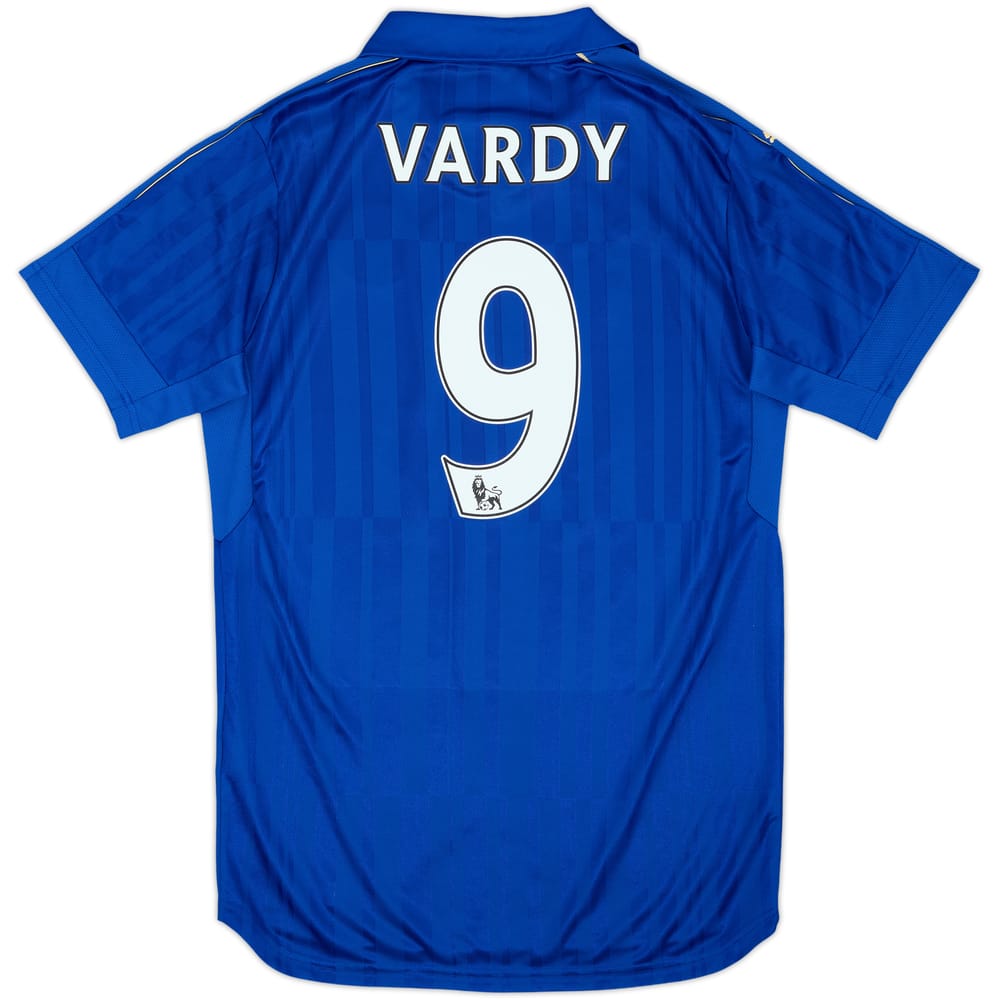2016-17 Leicester Home Shirt Vardy #9 - 8/10 - (M)