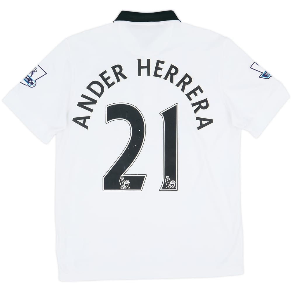 2014-15 Manchester United Away Shirt Ander Herrera #21 - 4/10 - (L)