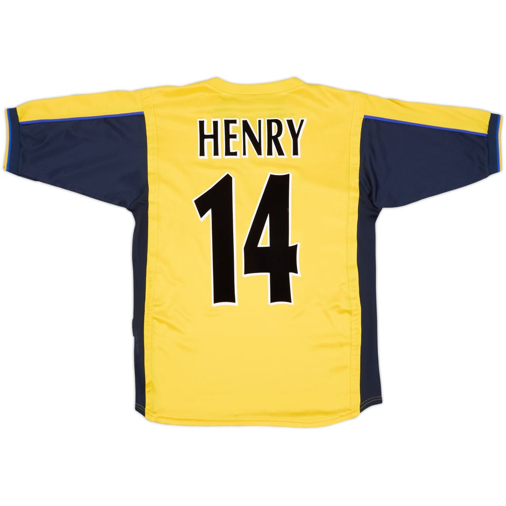 1999-01 Arsenal Away Shirt Henry #14 - 8/10 - (XL.Boys)