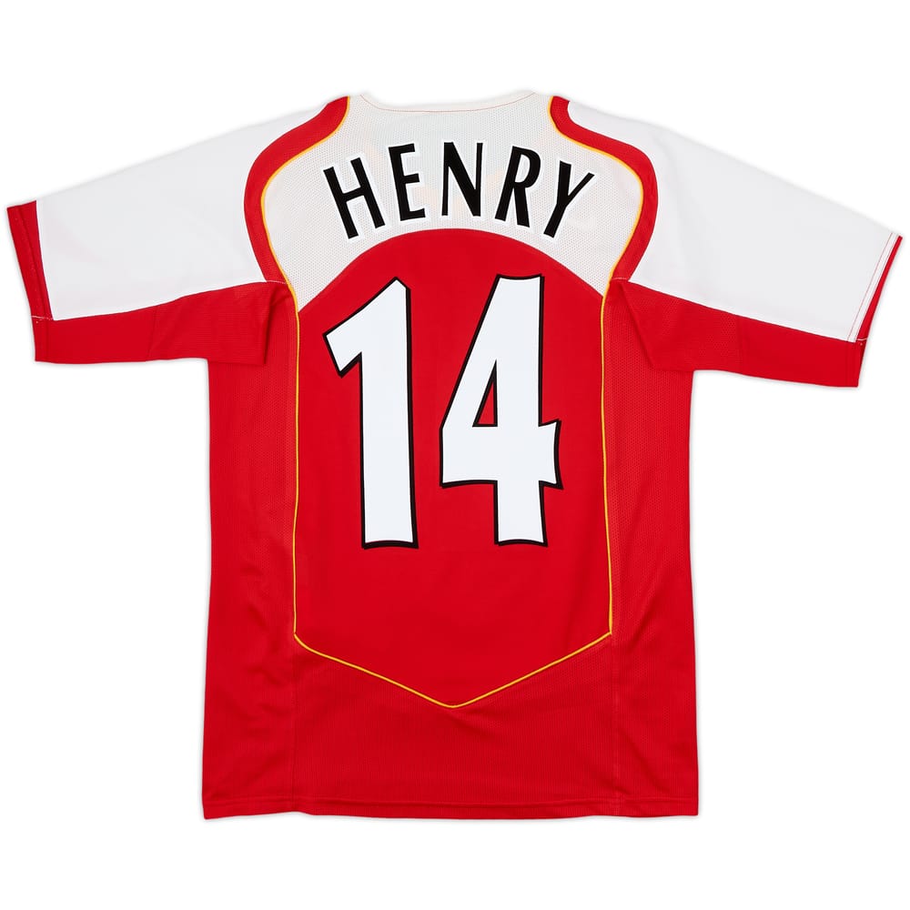 2004-05 Arsenal Home Shirt Henry #14 - 8/10 - (XL.Boys)