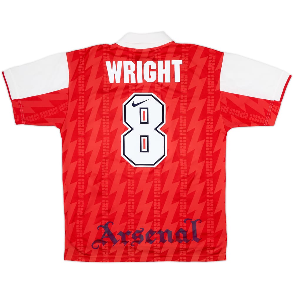 1994-96 Arsenal Home Shirt Wright #8 - 7/10 - (L)