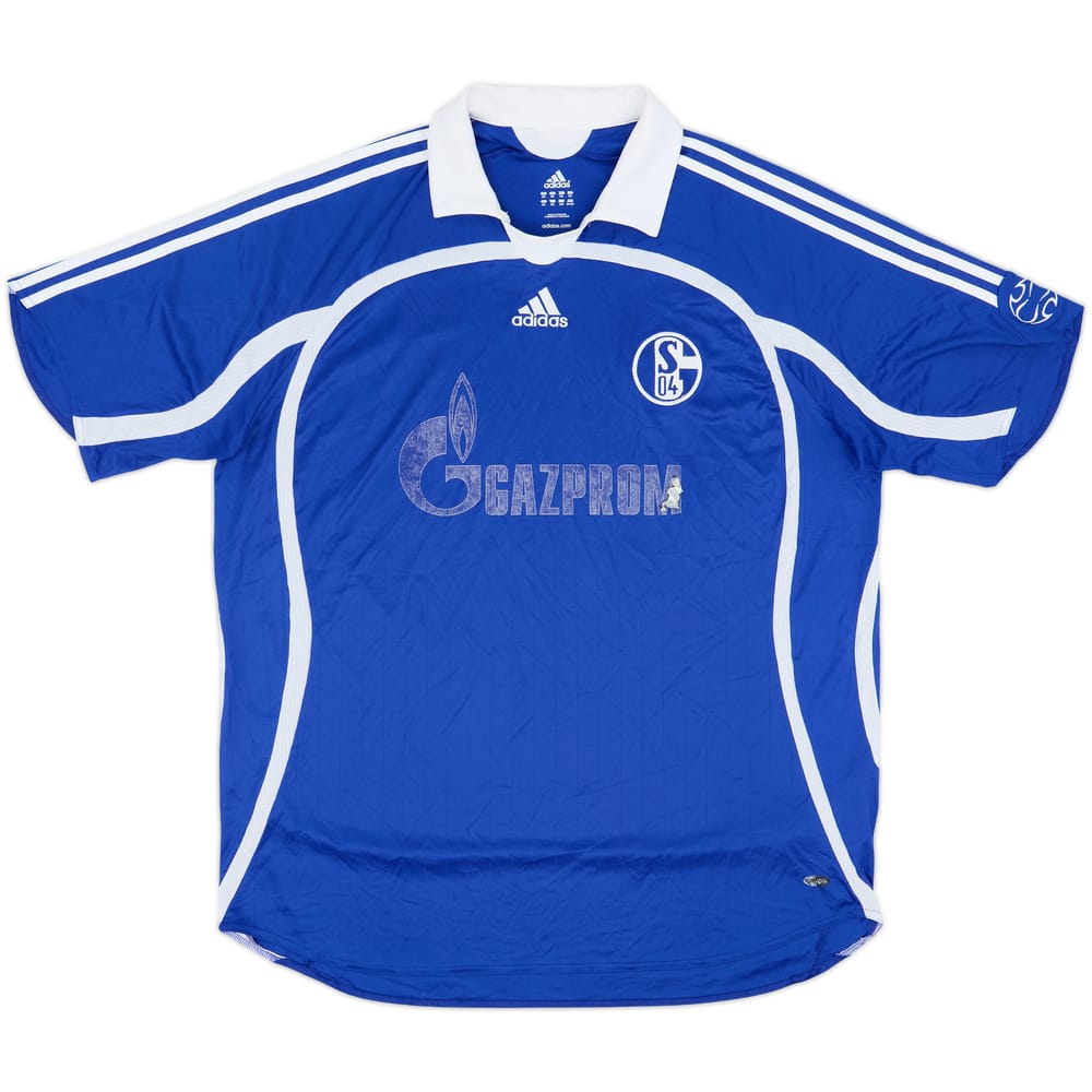2007-08 Schalke Camiseta Local - 4/10 - (XXL)