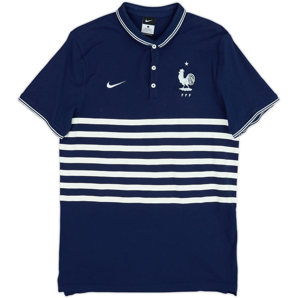 2014-15 France Nike Polo Shirt - 8/10 - (L)