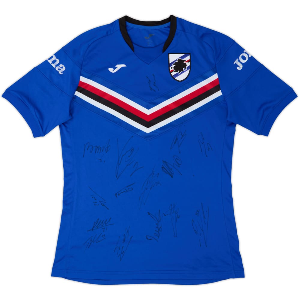 Camiseta Joma de entrenamiento firmada de la Sampdoria 2017-18 - 8/10 - (S)