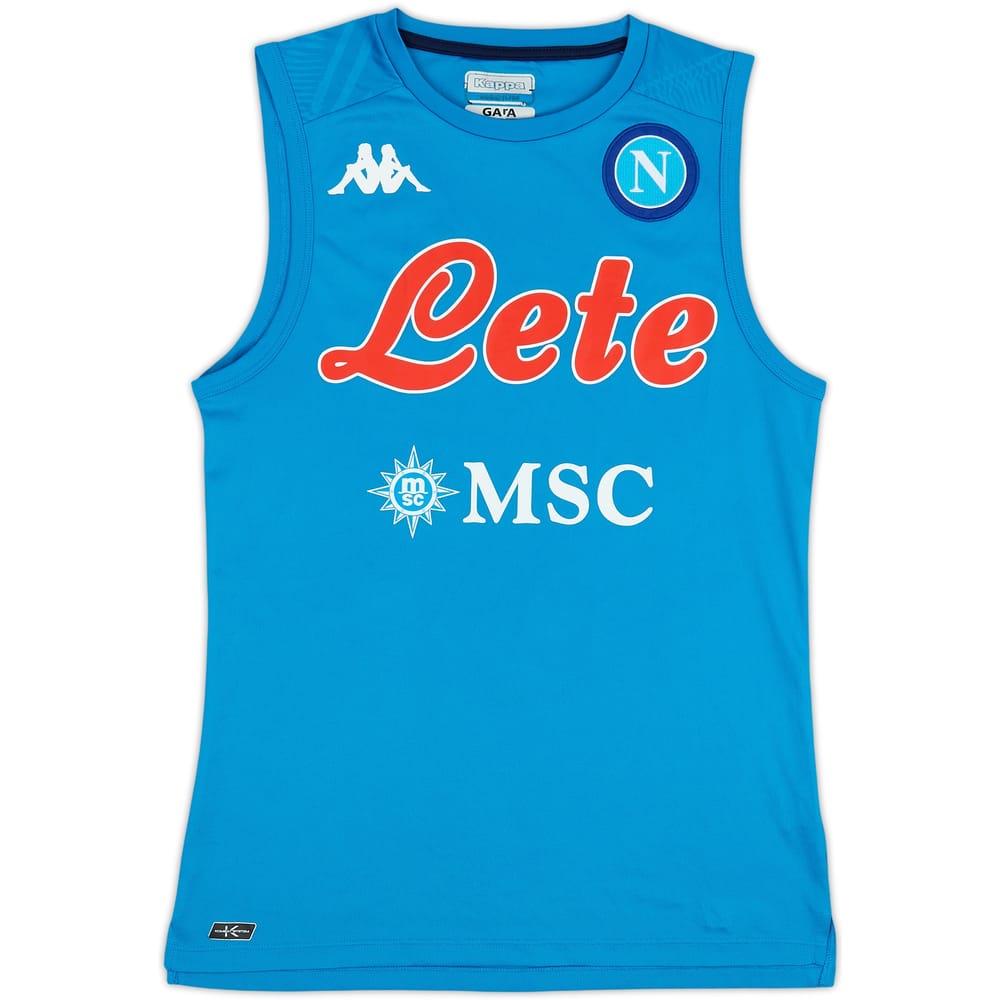 2019-20 Napoli Kappa Training Vest - 8/10 - (M)