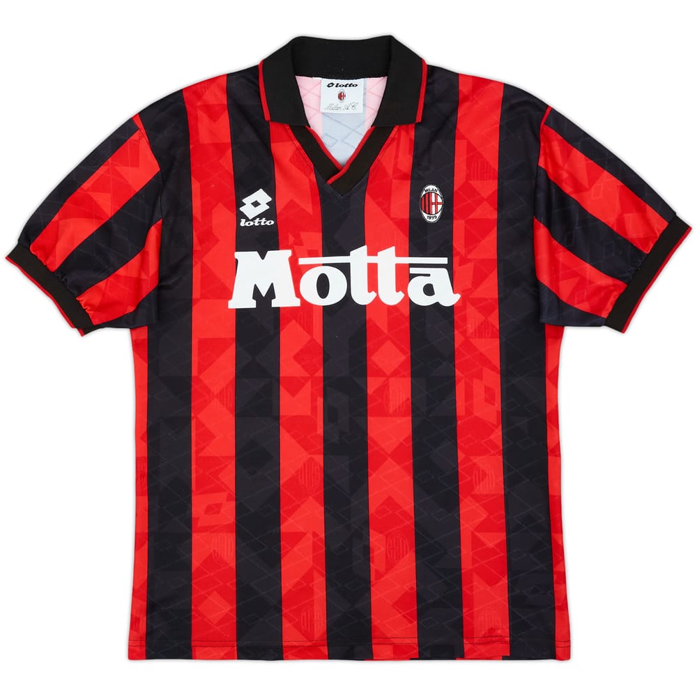 1993-94 AC Milan Home Shirt - 8/10 - (M)