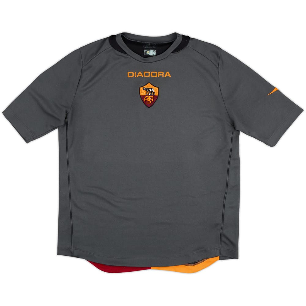 2006-07 Roma Diadora Training Shirt - 6/10 - (L)