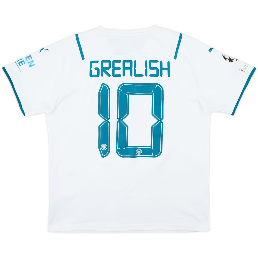 2021-22 Manchester City Away Shirt Grealish #10 - 6/10 - (L)