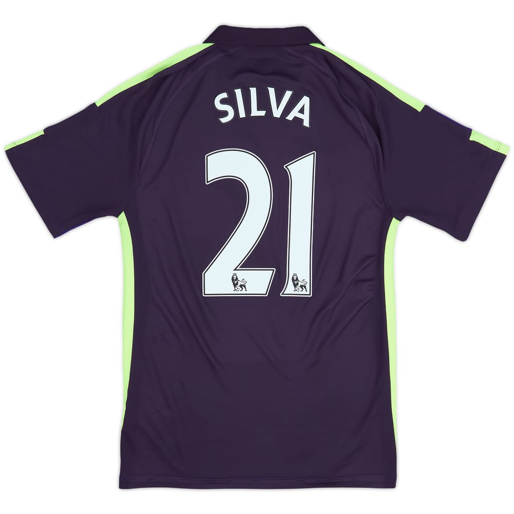 2014-15 Manchester City Third Shirt Silva #21 - 7/10 - (S)