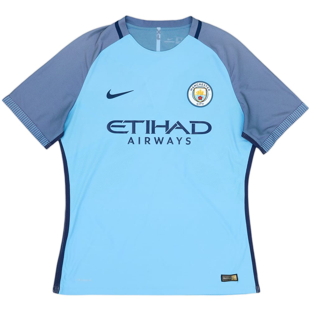 2016-17 Manchester City Player Issue Home Shirt #6 - 7/10 - (XL)