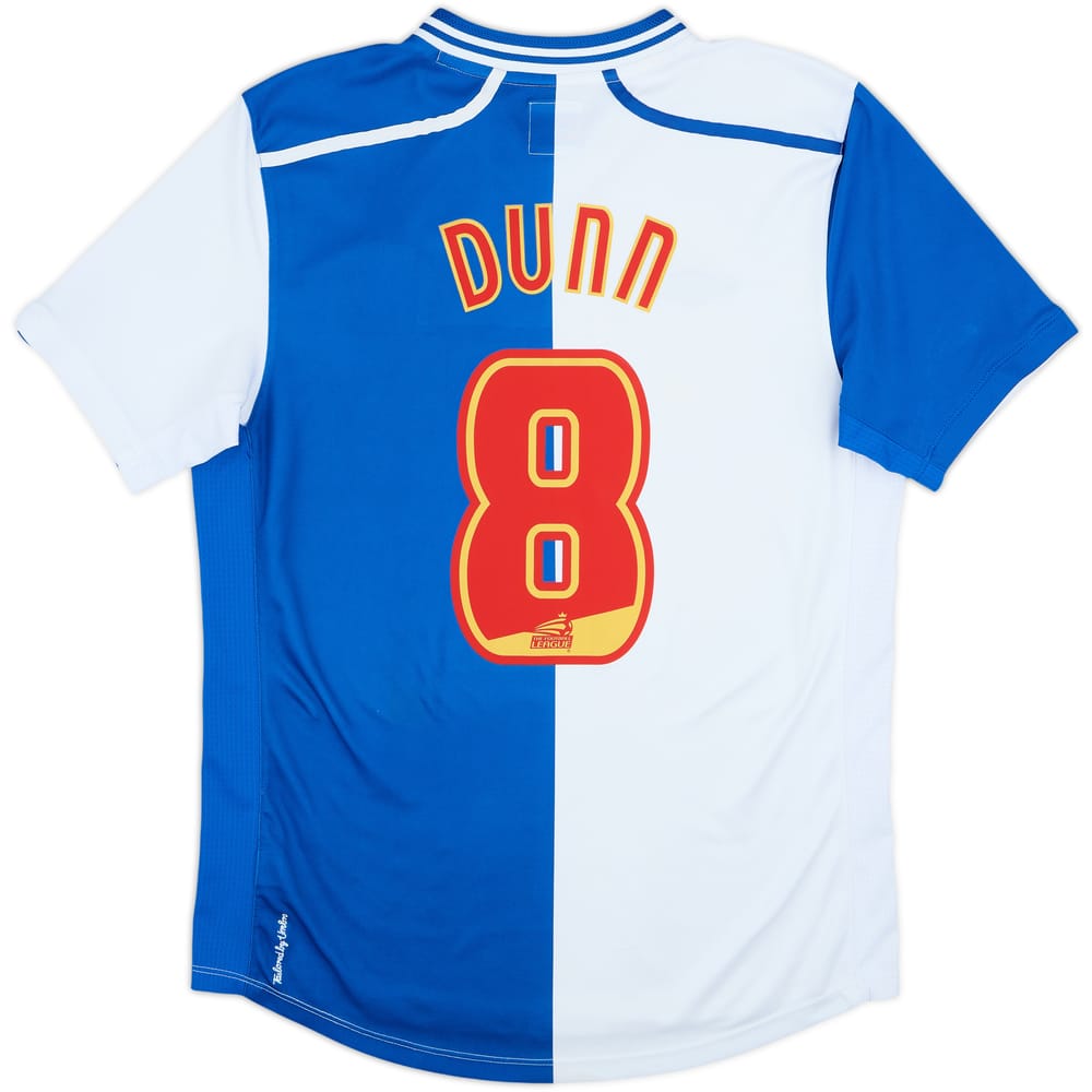2012-13 Blackburn Home Shirt Dunn #8 - 7/10 - (M)