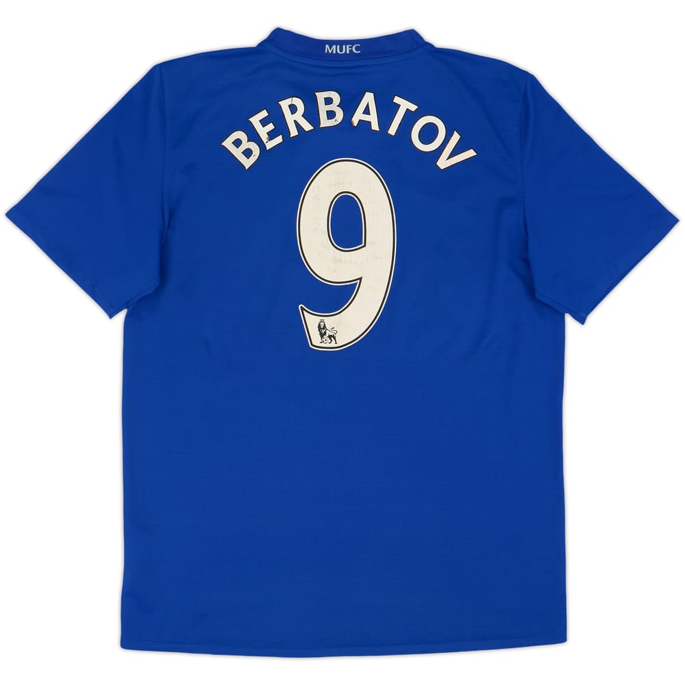 Camiseta de la tercera equipación del Manchester United 2008-09 Berbatov #9 - 5/10 - (M)