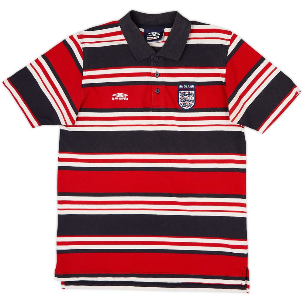 2002-04 England Umbro Polo Shirt - 8/10 - (M)