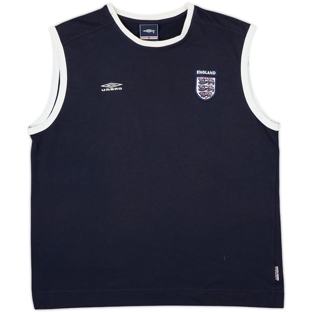 2004-06 England Umbro Training Vest - 7/10 - (L)