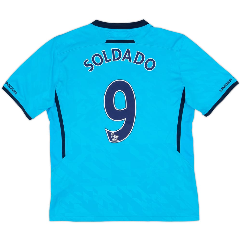 Camiseta de visitante del Tottenham 2013-14 Soldado #9 - 8/10 - (L)
