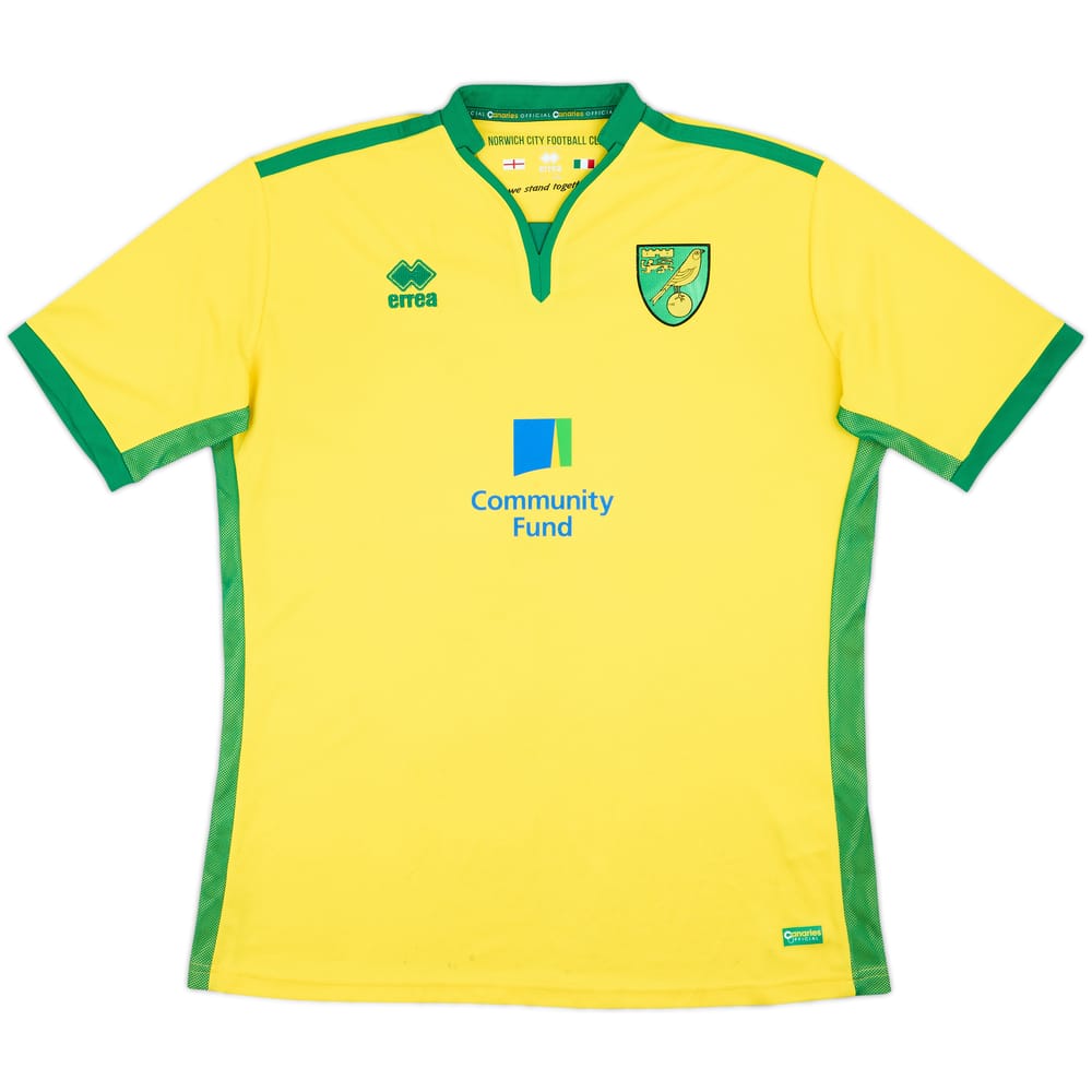 Camiseta de local del Norwich 2016-17 - 6/10 - (5XL)