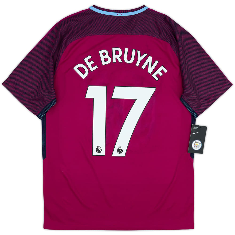 2017-18 Manchester City Away Shirt De Bruyne #17 (M)
