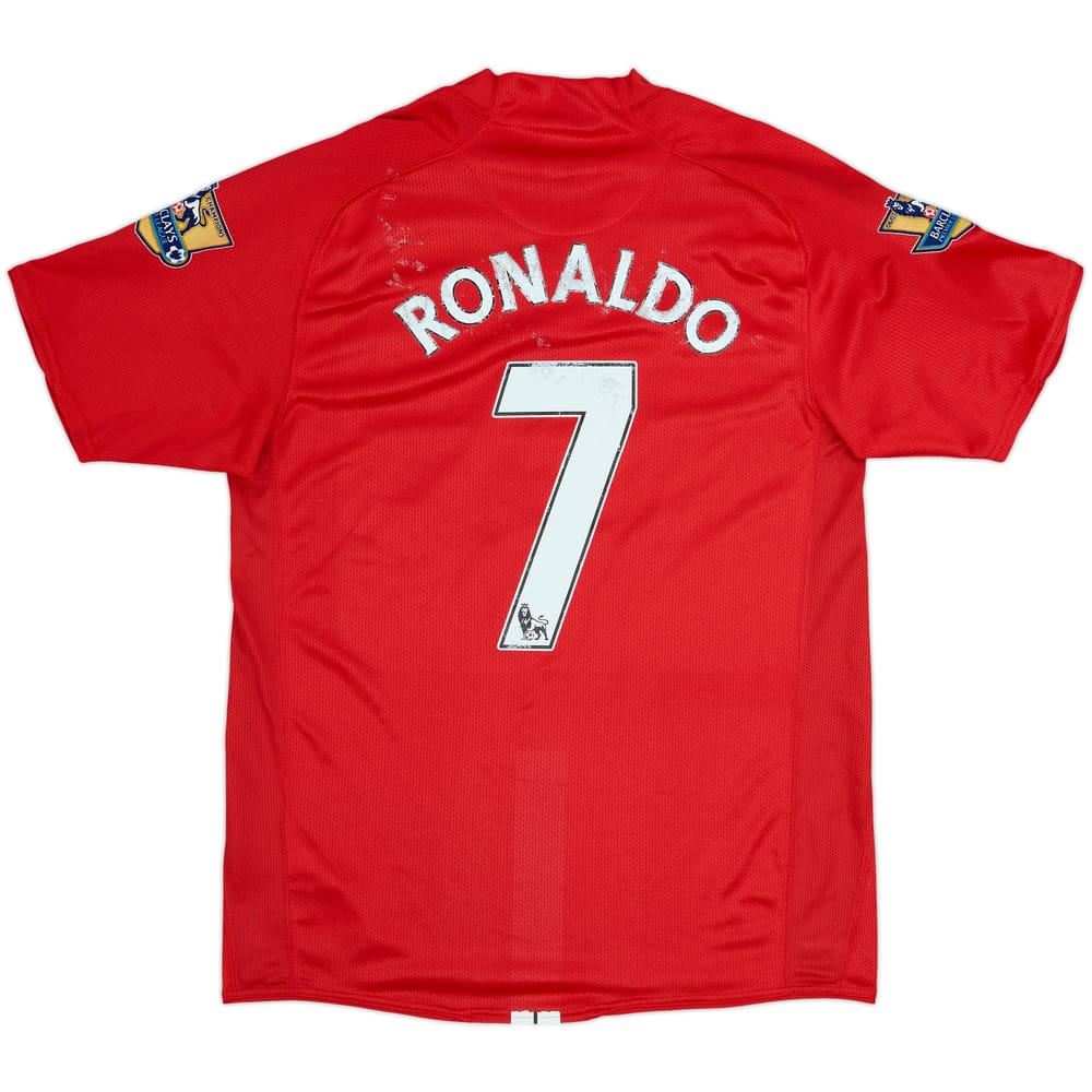 2007-09 Manchester United Home Shirt Ronaldo #7 - 4/10 - (M)