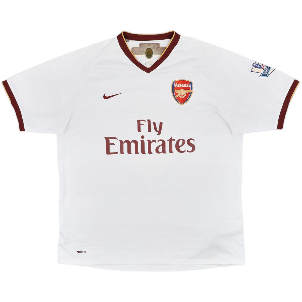 2007-08 Arsenal Away Shirt #6 - 8/10 - (XL)