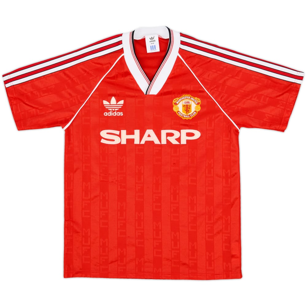 1988-90 Manchester United Home Shirt - 5/10 - (S)