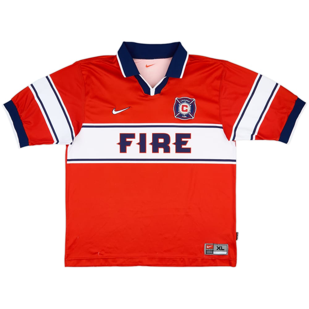 1998-00 Chicago Fire Home Shirt - 8/10 - (XL)