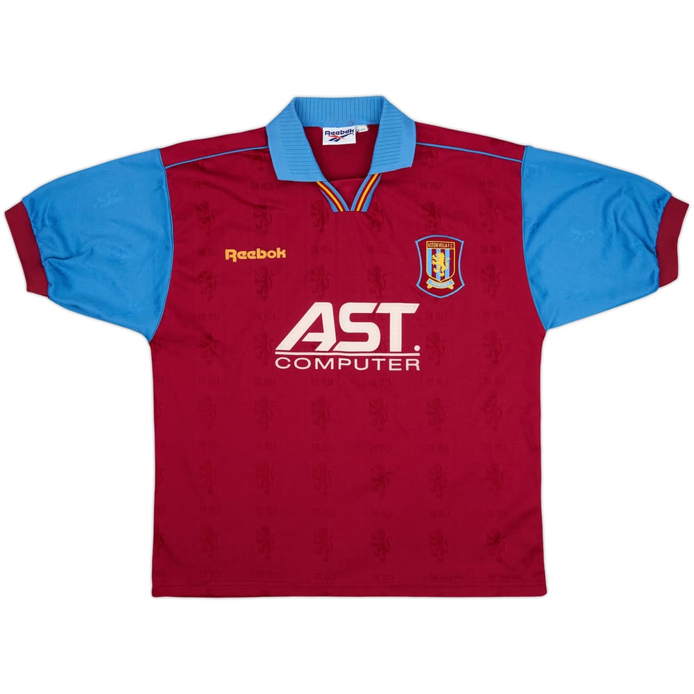 1995-97 Aston Villa Home Shirt - 8/10 - (L)