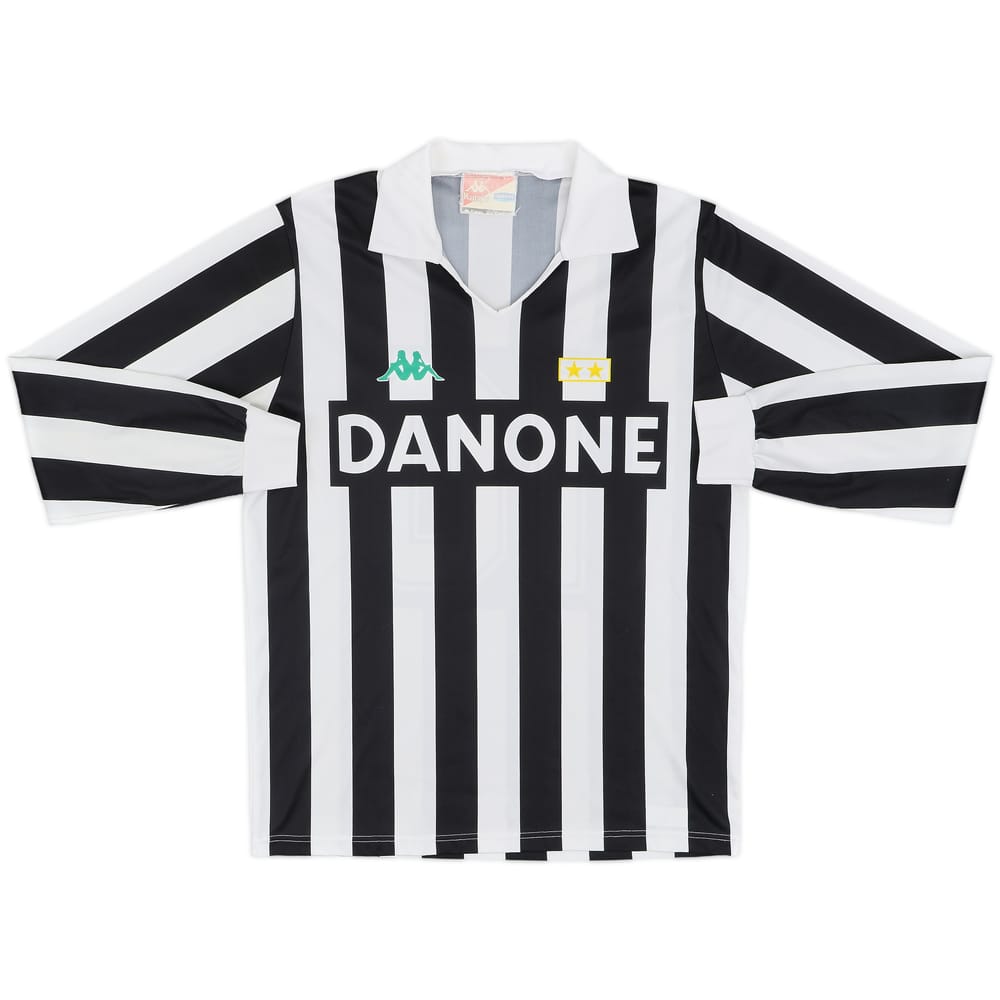 1992-94 Juventus Basic Home L/S Shirt #10 - 9/10 - (L)