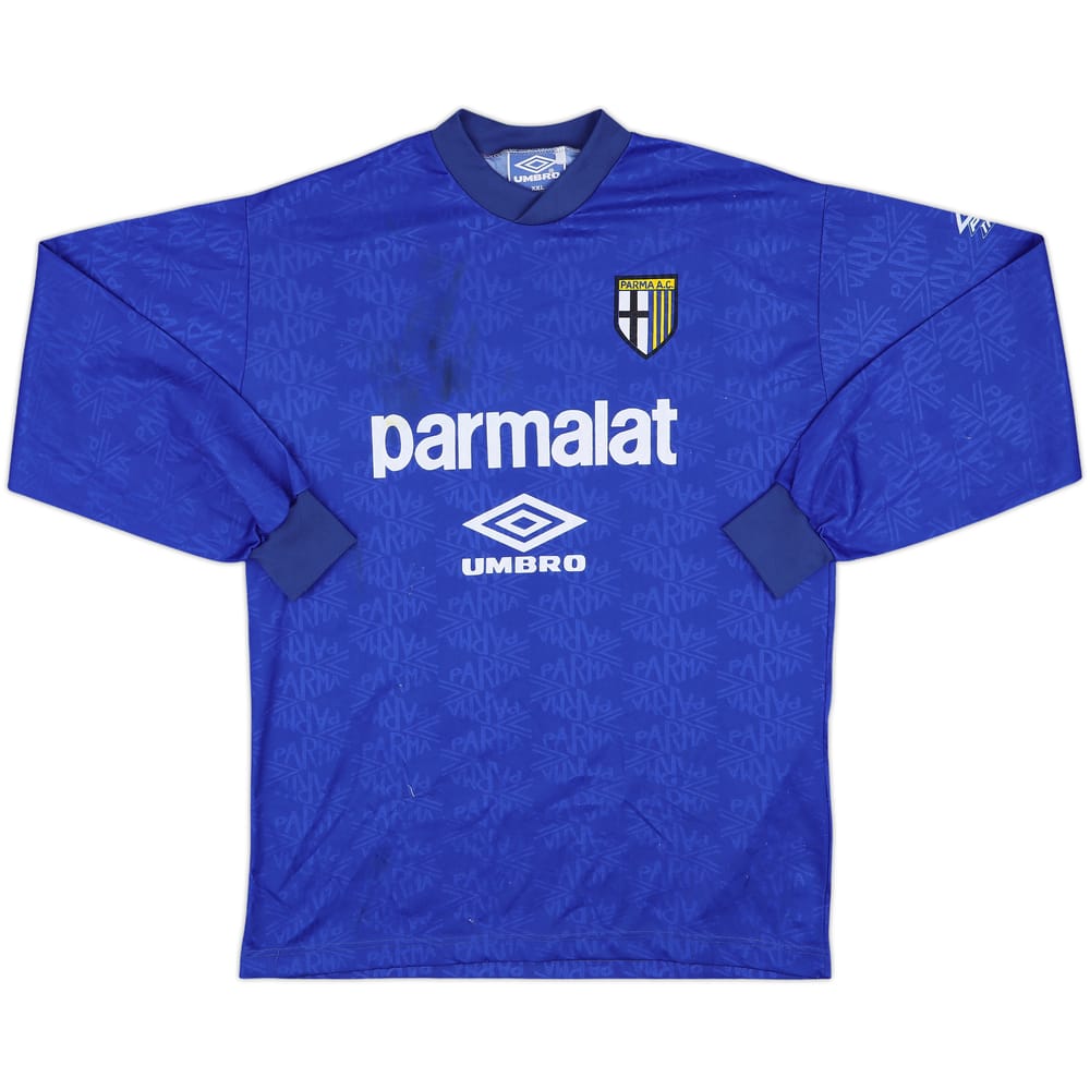 1993-95 Parma Umbro Training L/S Shirt - 5/10 - (XXL)