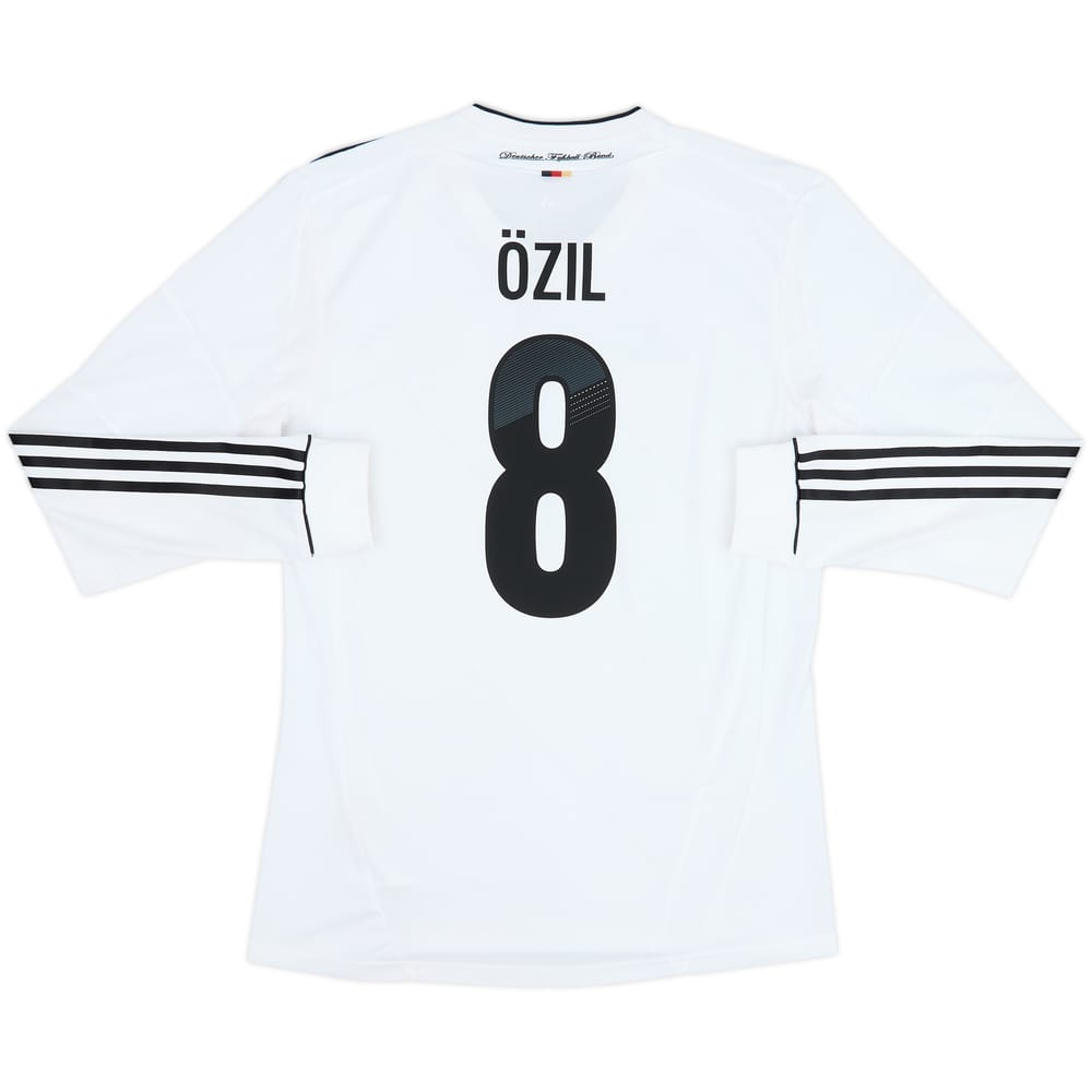 2012-13 Germany Authentic Home L/S Shirt Ozil #8 - 10/10 - (L)