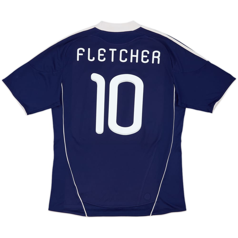 2010-11 Scotland Home Shirt Fletcher #10 - 7/10 - (L)
