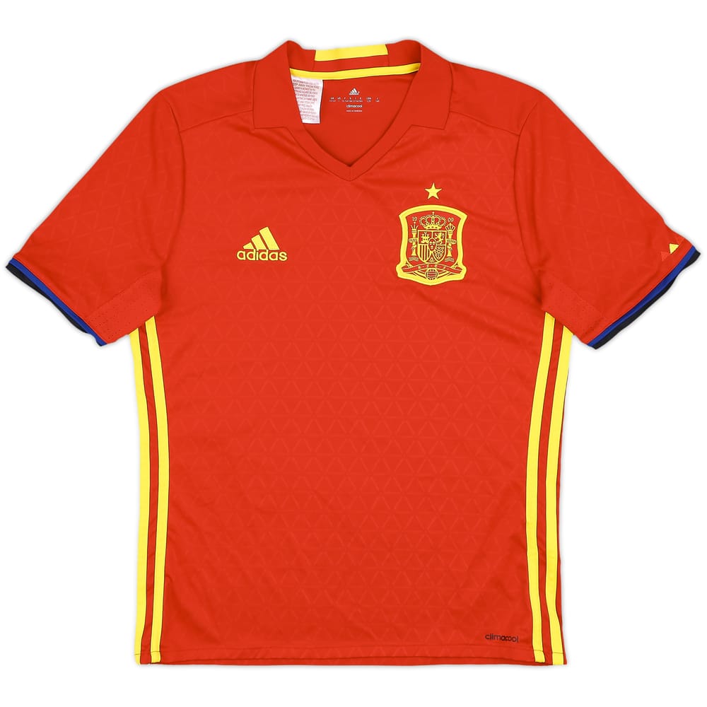 2016-17 Spain Home Shirt - 9/10 - (L.Boys)