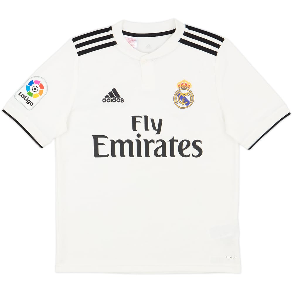 2018-19 Real Madrid Home Shirt - 9/10 - (L.Boys)