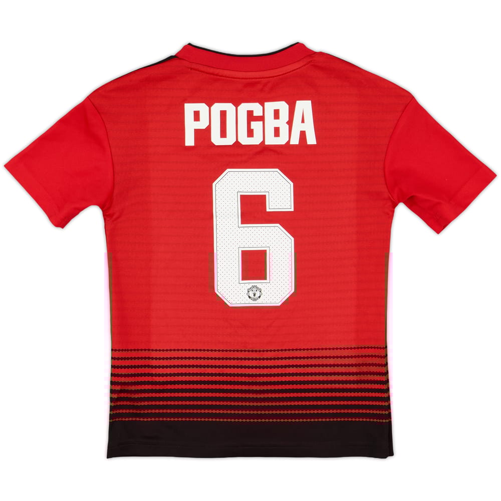 2018-19 Manchester United Home Shirt Pogba #6 - 8/10 - (7-8 Years)